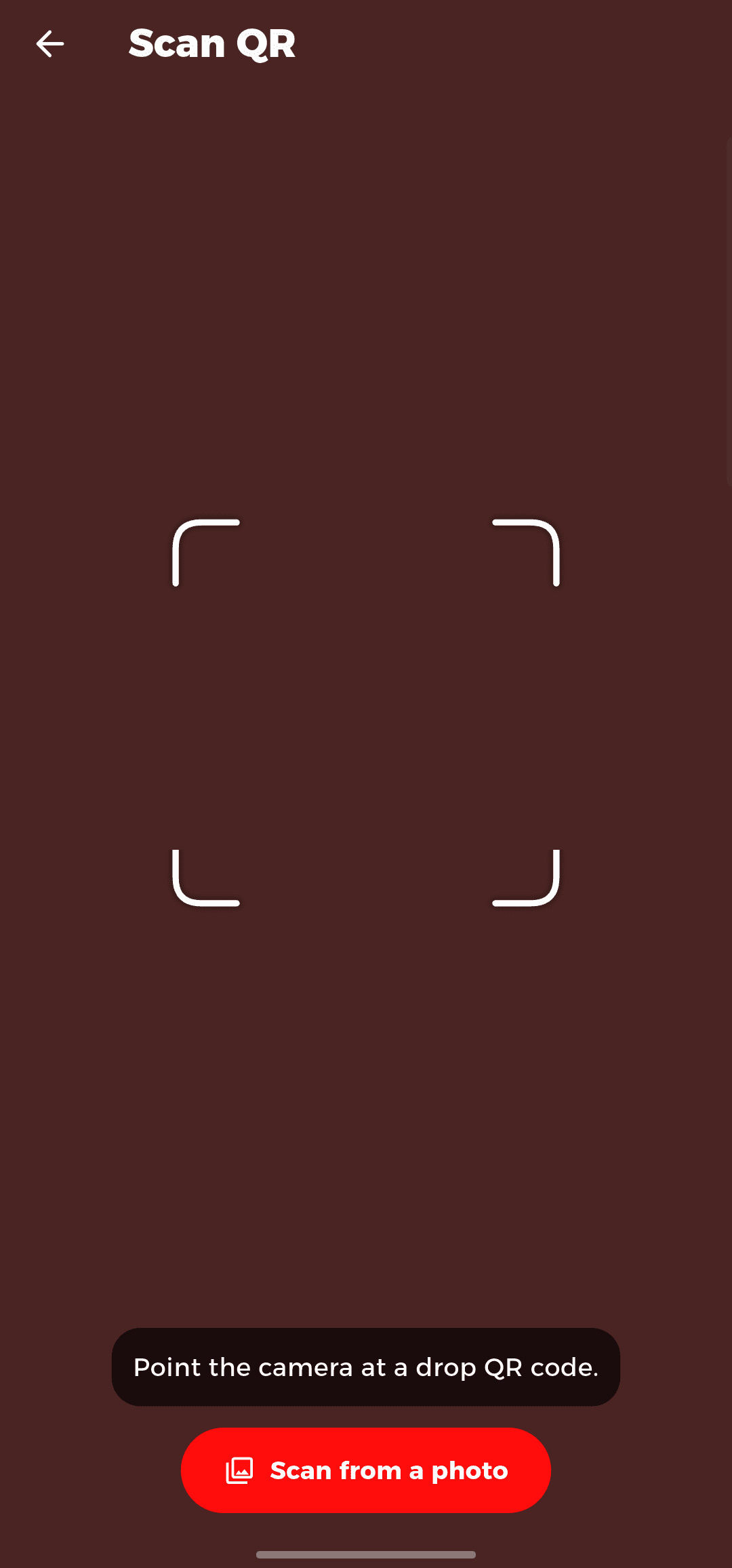 QBox Player — QR Drop scanner
